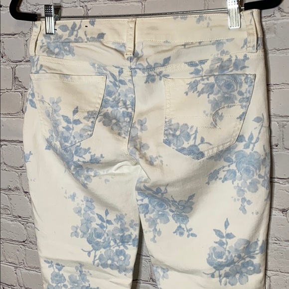 American Eagle Stretch Jegging floral print skinny - Picture 4 of 6